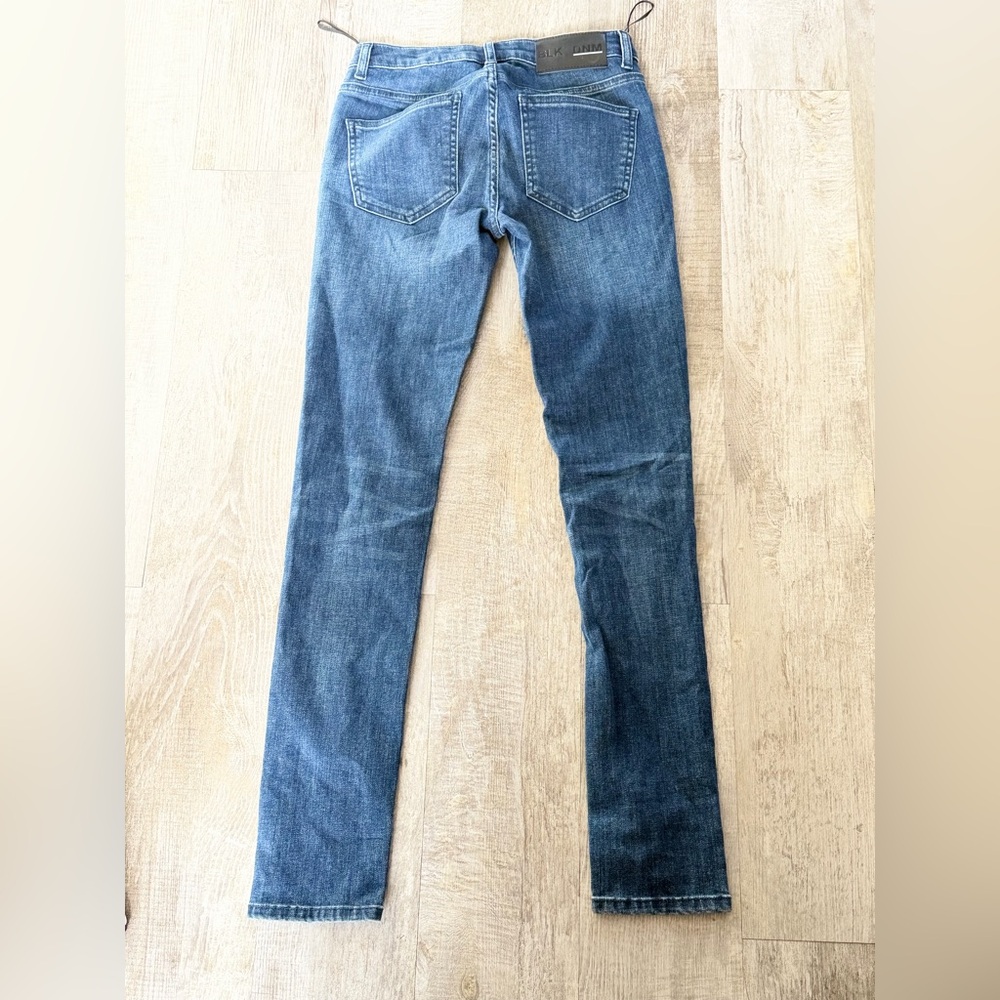 BLK DNM Skinny‎ Jeans 26/30 Combs Blue Designer Denim New - Picture 5 of 8